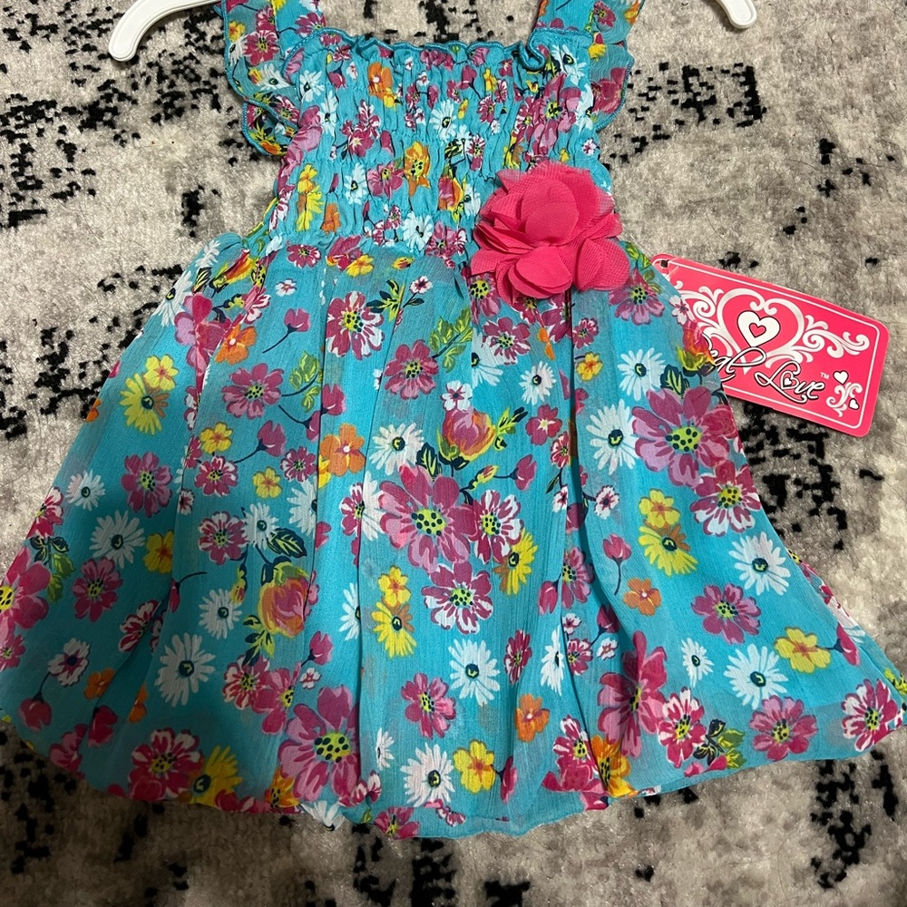 Girls flower dress 2t